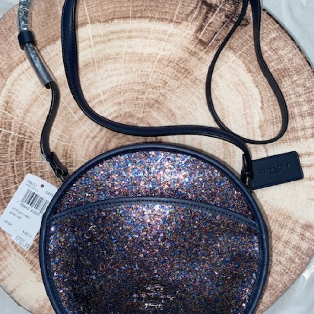 COACH Canteen Crossbody in Gunmetal / Rainbow Multi